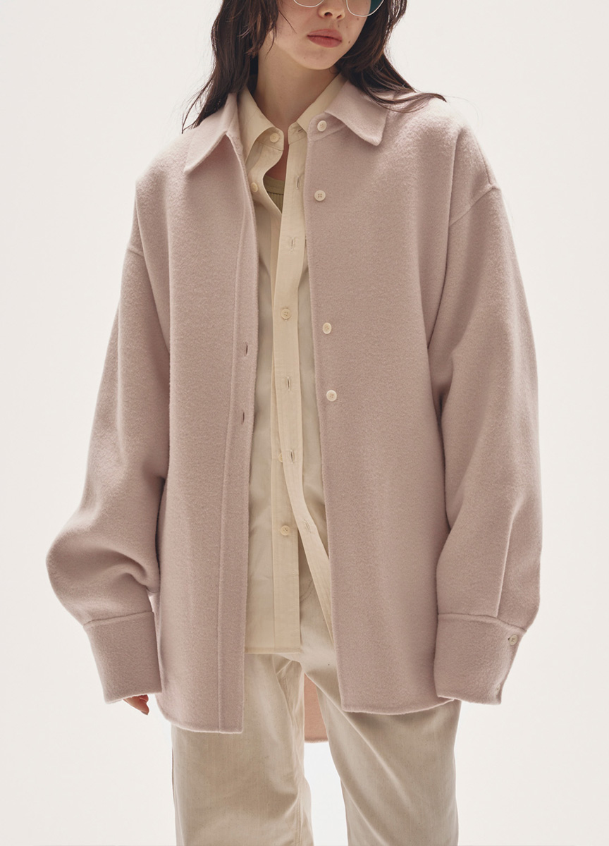 毛料襯衫型外套